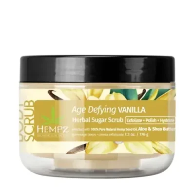 HEMPZ Скраб сахарный для тела Антивозрастной / Hempz Age Defying Vanilla Herbal Sugar Scrub 176 г / Скрабы | Товары для красоты | V4.Ru: Маркетплейс