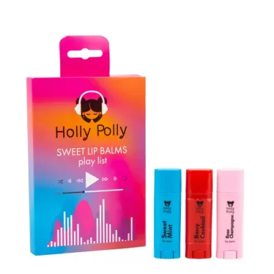 HOLLY POLLY Набор бальзамов для губ / SWEET LIP BALMS 3х4,8 гр / Наборы | Товары для красоты | V4.Ru: Маркетплейс