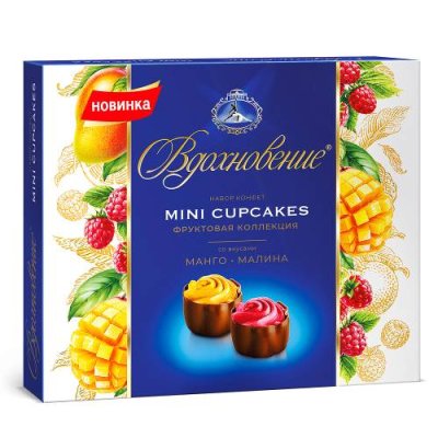 Конфеты в коробке Вдохновение Fruzipan Mango&Coconut с манго и кокосом, 145 г / Конфеты в коробках | Продукты питания | V4.Ru: Маркетплейс