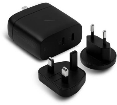 Сетевое зарядное устройство Native Union Fast GaN Charger 2USB-C, PD, 67 Вт, черный / Зарядные устройства | Электроника | V4.Ru: Маркетплейс