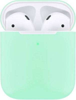 Чехол moonfish для футляра AirPods, силиконовый, бирюзовый / Аксессуары для наушников | Электроника | V4.Ru: Маркетплейс