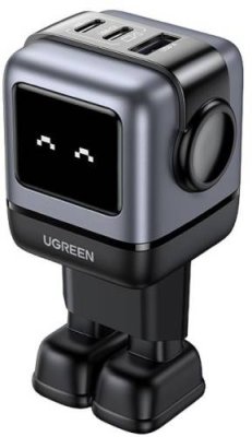 Сетевое зарядное устройство UGREEN CD361 Nexode 2хUSB-C + USB-A, 65Вт, PD, GaN, серый / Зарядные устройства | Электроника | V4.Ru: Маркетплейс