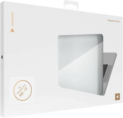 Чехол-накладка moonfish для MacBook Air 15" (M3), soft-touch, прозрачный / Чехлы | Электроника | V4.Ru: Маркетплейс