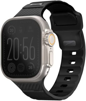 Ремешок Uniq Stride Rubber для Apple Watch 42/49 мм, силикон, черный / Ремешки | Электроника | V4.Ru: Маркетплейс