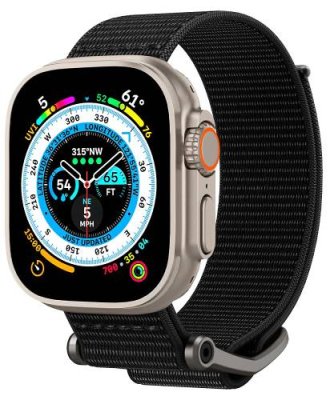 Ремешок Spigen DuraPro Flex Band для Apple Watch 42/44/45/49 mm, черный / Ремешки | Электроника | V4.Ru: Маркетплейс