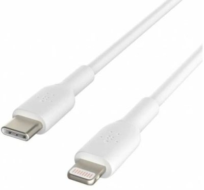 Кабель Belkin USB-C -  Lightning, 1м, белый / Кабели | Электроника | V4.Ru: Маркетплейс