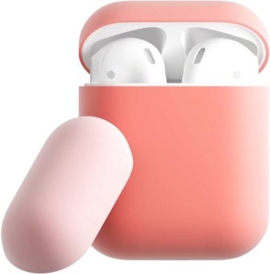 Чехол moonfish для футляра AirPods, силиконовый, коралловый+розовый / Аксессуары для наушников | Электроника | V4.Ru: Маркетплейс