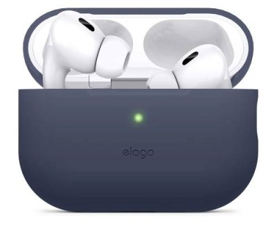 Чехол Elago Silicone для AirPods Pro 2, силикон, индиго / Аксессуары для наушников | Электроника | V4.Ru: Маркетплейс