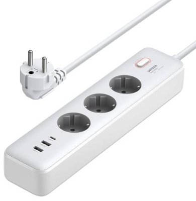 Сетевой фильтр UGREEN CD286 Power Strip, белый / Адаптеры | Электроника | V4.Ru: Маркетплейс