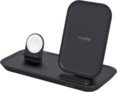 Беспроводное зарядное устройство Mophie Wireless Charging Stand 2 in 1, 7,5 Вт, черный / Беспроводные зарядные устройства | Электроника | V4.Ru: Маркетплейс