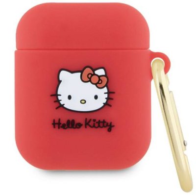 Чехол Hello Kitty 3D Head для Airpods 1/2, фуксия / Аксессуары для наушников | Электроника | V4.Ru: Маркетплейс