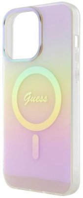 Чехол Guess Peony glitter для iPhone 15 Pro Max MagSafe, розовый / Чехлы | Электроника | V4.Ru: Маркетплейс