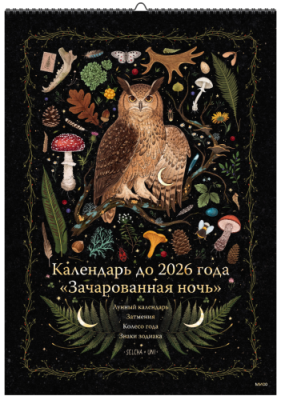 Календарь до 2026 года «Зачарованная ночь» / МИФ.Штуки | Книги | V4.Ru: Маркетплейс