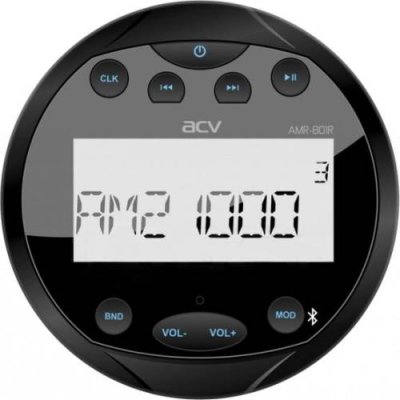 Морская магнитола ACV, черный, USB/SD/FM/AM/4*40 Вт. AMR-801R / Головные устройства | Транспорт | V4.Ru: Маркетплейс