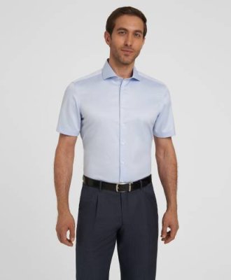 Рубашка полуприлегающий силуэт HENDERSON SHS-0578-S BLUE / Рубашки Non-Iron + Stretch | Одежда, обувь и аксессуары | V4.Ru: Маркетплейс