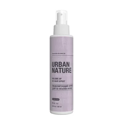 URBAN NATURE Спрей моделирующий для 3D объема волос / VOLUME UP 3D HAIR SPRAY 200 мл / Спреи | Товары для красоты | V4.Ru: Маркетплейс