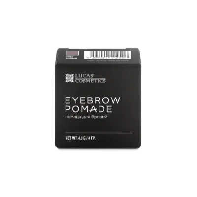 LUCAS COSMETICS Помада для бровей, серо-коричневый / Brow pomade grey brown 4 г / Гели для бровей | Товары для красоты | V4.Ru: Маркетплейс