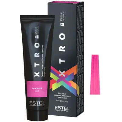 ESTEL PROFESSIONAL Пигмент прямого действия для волос, розовый / XTRO BLACK 100 мл / Краски | Товары для красоты | V4.Ru: Маркетплейс