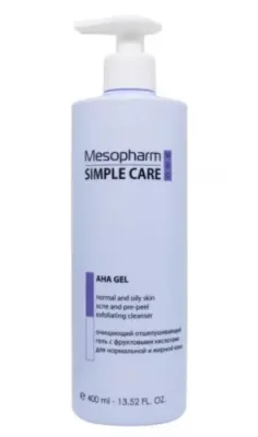 MESOPHARM PROFESSIONAL Гель очищающий с фруктовыми кислотами для лица / AHA GEL 400 мл / Гели | Товары для красоты | V4.Ru: Маркетплейс