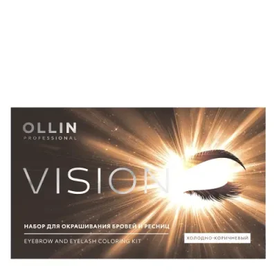 OLLIN PROFESSIONAL Набор для окрашивания бровей и ресниц, холодно-коричневый / Ollin Vision 20 мл / Краски | Товары для красоты | V4.Ru: Маркетплейс