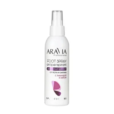 ARAVIA Дезодорант для ног с лавандой и мятой / FOOT SPRAY Antiperspirant 150 мл / Дезодоранты | Товары для красоты | V4.Ru: Маркетплейс