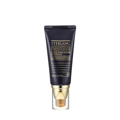 STEBLANC ВВ крем с муцином черной улитки, 03 натуральный беж / Black Snail Repair BB Cream 50 мл / BB-кремы | Товары для красоты | V4.Ru: Маркетплейс