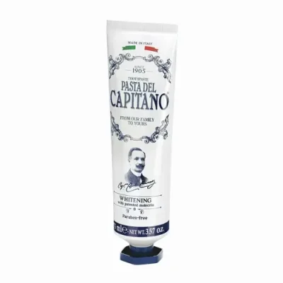 PASTA DEL CAPITANO Паста зубная отбеливающая с запатентованной молекулой / 1905 Whitening with patented Molecula 75 мл / Зубные пасты | Товары для красоты | V4.Ru: Маркетплейс