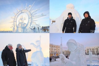 Искусство из снега и льда: зимние скульпторы соревнуются в Якутске за звание лучшего / Майя Гоголева Якутск Якутск Республика Саха (Якутия)