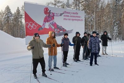 В Ленске осужденные встали на лыжи / ЯСИА   