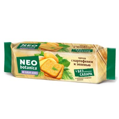 Крекер Neo-Botanica No Sugar Added, с картофелем и зеленью, 175 гр / Крекеры | Продукты питания | V4.Ru: Маркетплейс