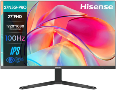 Монитор Hisense 27" 27N3G-PRO черный EAC / 27 дюймов | Электроника | V4.Ru: Маркетплейс