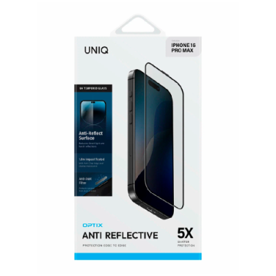 Защитное стекло для iPhone 16 Pro Uniq Optix Anti Reflective антиблик / 16 Pro | Электроника | V4.Ru: Маркетплейс