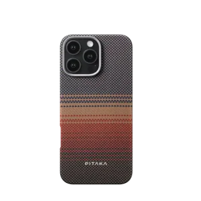 Чехол PITAKA StarPeak Tactile Woven Case для iPhone 16 Pro карбоновый (арамид) Sunset / для iPhone 16 Pro | Электроника | V4.Ru: Маркетплейс