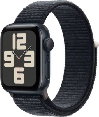 Apple Watch SE (2023) GPS 40мм Aluminum Case with Sport Loop midnight (темная ночь) / Watch SE 2023 | Электроника | V4.Ru: Маркетплейс