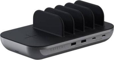 Беспроводное зарядное устройство Satechi Dock5 Multi-Device Charging Station, серый космос / Беспроводные зарядные устройства | Электроника | V4.Ru: Маркетплейс