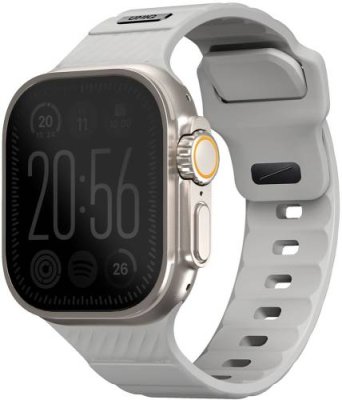 Ремешок Uniq Stride Rubber для Apple Watch 42/49 мм, силикон, серый / Ремешки | Электроника | V4.Ru: Маркетплейс