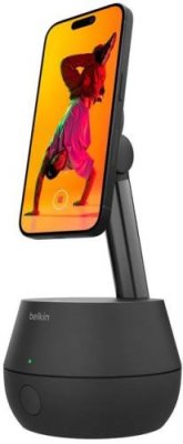 Беспроводное зарядное устройство Belkin Stage Auto-Tracking Stand Pro + кабель USB-C - USB-C MagSafe, 15вт, черный / Беспроводные зарядные устройства | Электроника | V4.Ru: Маркетплейс