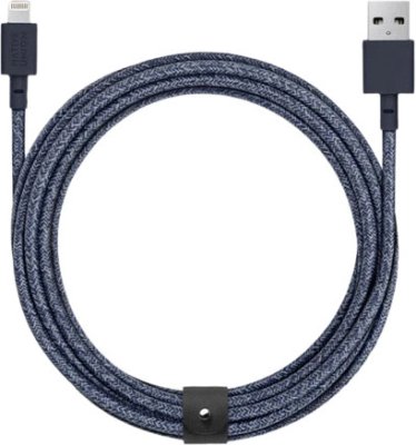 Кабель Native Union Belt Lightning/USB (3 м), индиго / Кабели | Электроника | V4.Ru: Маркетплейс