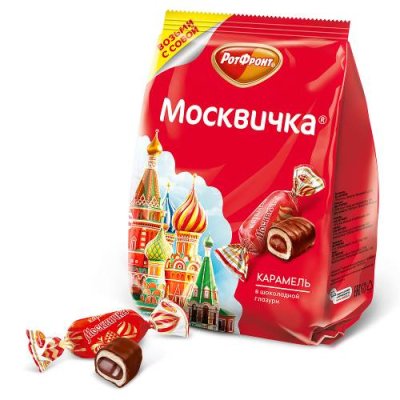 Карамель Москвичка, Рот Фронт, 120 гр. / Карамельные конфеты | Продукты питания | V4.Ru: Маркетплейс