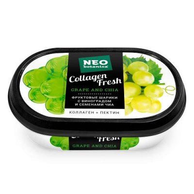 Фруктовые шарики Neo-Botanica Collagen Fresh, с виноградом и семенами чиа, 80 гр / Мармелад | Продукты питания | V4.Ru: Маркетплейс