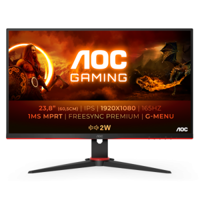 Монитор LCD AOC 24G2SPAE 23.8'', чёрный / Мониторы | Электроника | V4.Ru: Маркетплейс