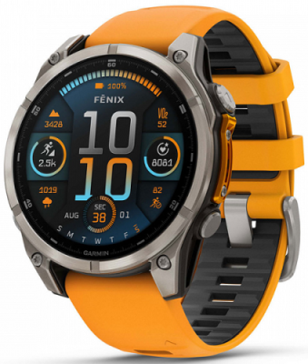 Умные часы Garmin Fenix 8 47 mm Amoled оранжевый (010-02904-19) / Fenix 8 | Электроника | V4.Ru: Маркетплейс