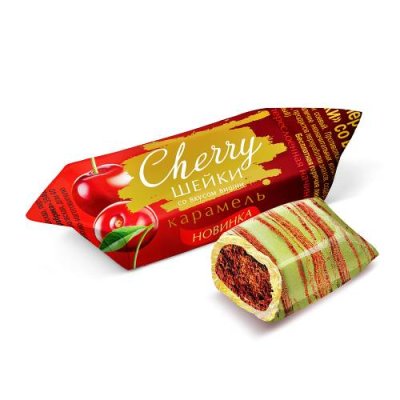 Карамель «Cherry шейки» со вкусом вишни, Рот Фронт Карамельные конфеты / Продукты питания | V4.Market