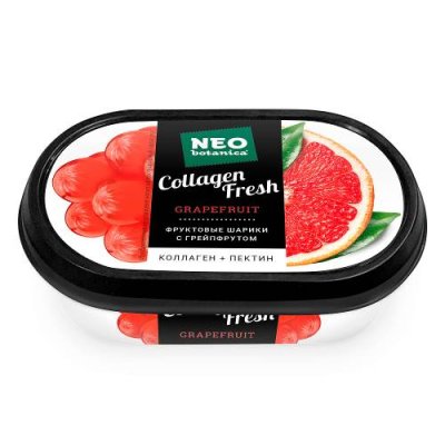 Фруктовые шарики Neo-Botanica Collagen Fresh, грейпфрутом, 80 гр Мармелад / Продукты питания | V4.Market