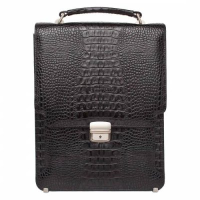 Портфель вертикальный Gilbert Black Caiman / Сумки-портфели формата А4 | Одежда, обувь и аксессуары | V4.Ru: Маркетплейс