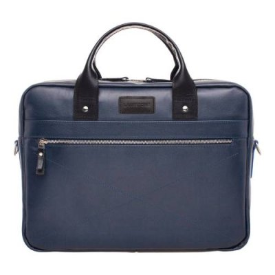 Деловая сумка Bartley Dark Blue/Black / Сумки-портфели формата А4 | Одежда, обувь и аксессуары | V4.Ru: Маркетплейс