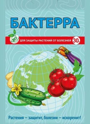 Бактерра, пакет 30 г Защита растений от болезней / Дача, сад и огород | V4.Market