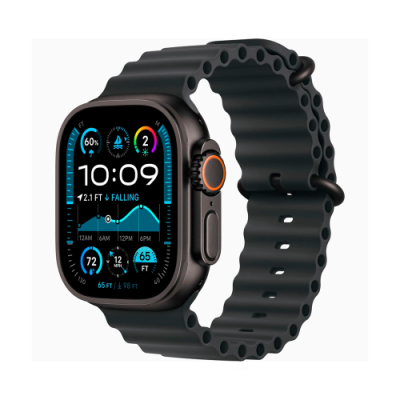 Смарт-часы Apple Watch Ultra 2 (2024) 49mm Black Titanium Case with Black Ocean Band (One Size) Apple Watch Ultra 2 / Электроника | V4.Market