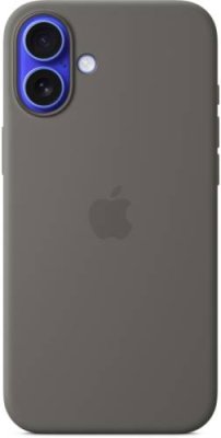 Чехол-накладка Silicone Case Series для Apple iPhone 16 (темно-серый) для iPhone 15/16 / Электроника | V4.Market