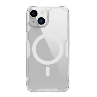 Чехол-бампер Nillkin Nature Pro Magnetic для Apple iPhone 14/13 пластиковый (прозрачный) для iPhone 14/14 Pro / Электроника | V4.Market